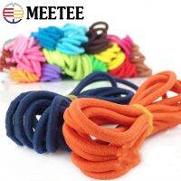 [Hot Sale] Meetee 5/10เมตร5มิลลิเมตรสีเชือกยางยืดรอบหนายางรัด H Eadwear กางเกงเข็มขัดฤดูใบไม้ผลิสาย DIY Germnet เย็บสมุดอุปกรณ์เสริม