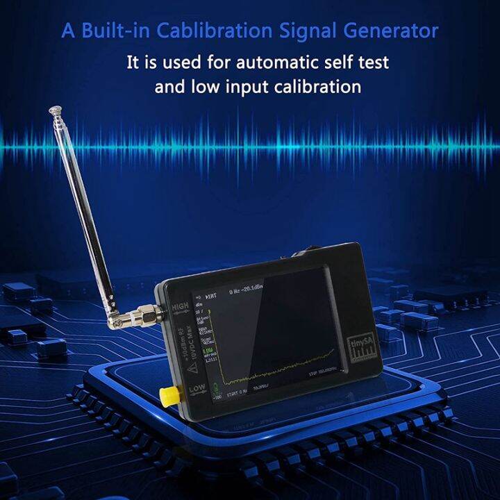 upgraded-tinysa-spectrum-analyzer-mf-hf-vhf-uhf-input-for-0-1mhz-350mhz-and-uhf-input-for-240mhz-960mhz-signal-generator