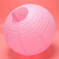 2 x Chinese Japanese Paper Lantern Lampshade for Party Wedding, 40cm(16 Inch ) Pink