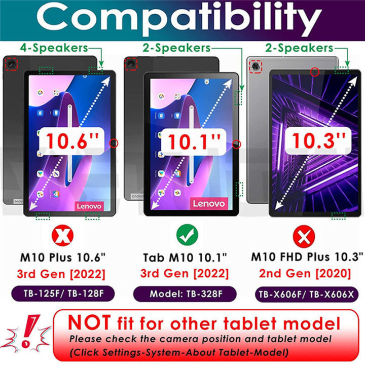 สำหรับ-lenovo-แท็บ-m10-3rd-gen-10-1-เคส-tb328fu-tb328xu-กรอบแท็บเล็ตกรอบใส่แทปเล็ตแบบตั้งได้-eva-กันสะเทือนของเด็กๆ