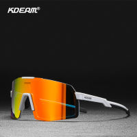 KDEAM New 2021 Outdoor Sports Sunglasses Men Large Size Polarized UV400 Sun Glasses TR90 Frame For Running Fishing Athletics