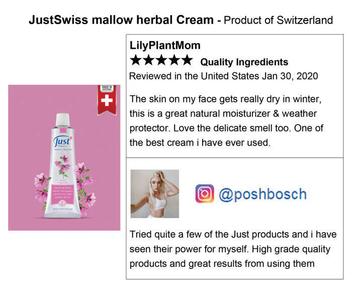 Premium Moisturizer for Moisturizing and Brightening Swiss Mallow Cream