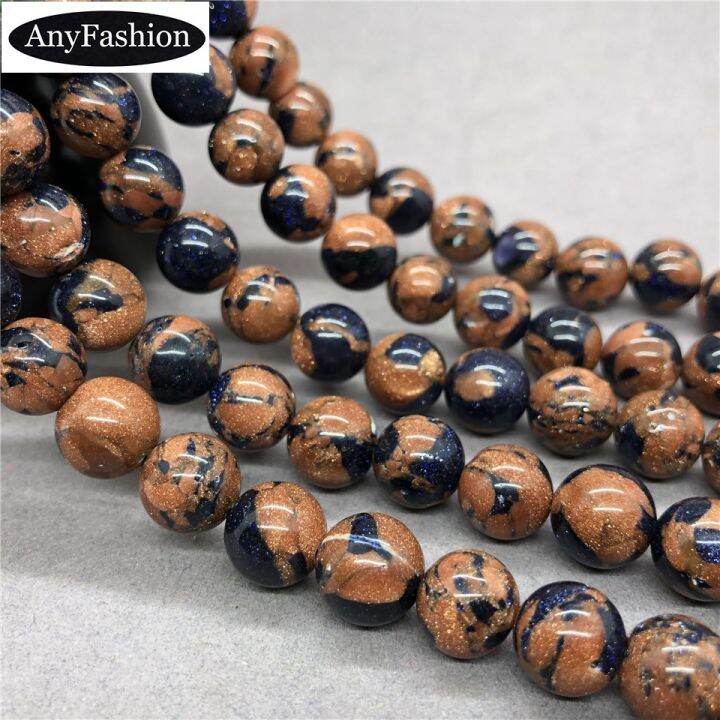 gold-and-blue-sand-stone-mixing-beads-natural-4-12mm-diy-for-celet-jewelry