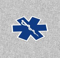 Medical snake car sticker Star of Life Emergency emt  vinyl decal  bumper  stickers for Notebook Car Laptop Bumper Stickers Decals  Magnets