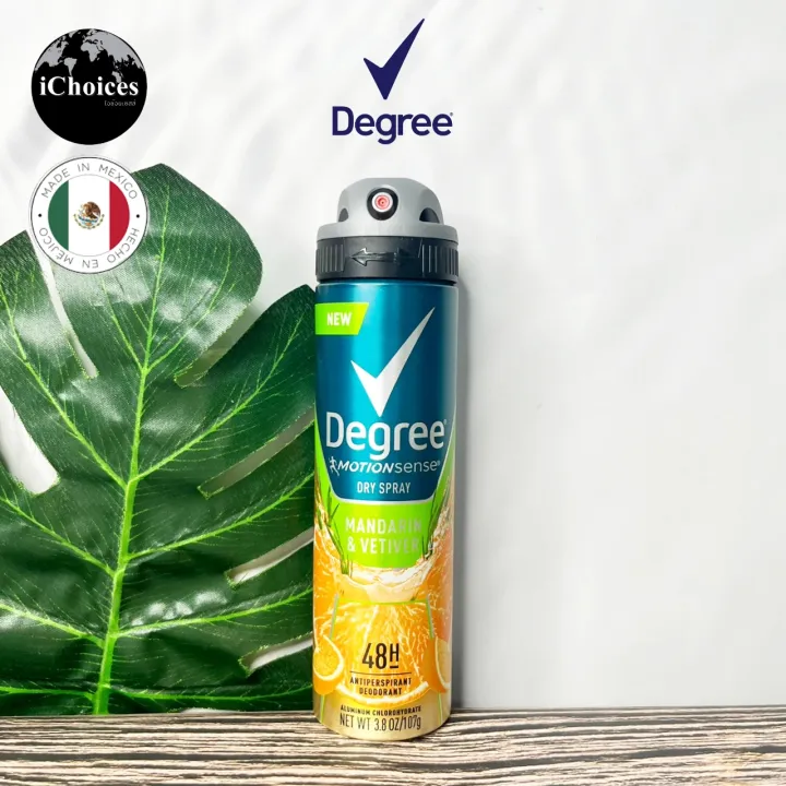 [Degree] MotionSense Antiperspirant Deodorant Dry Spray, Mandarin