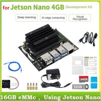 Jetson Nano Core Board+Acrylic Case+32G USB Drive+64G SD Card+Card Reader+Power for Jetson Nano 4G Developer Replacement