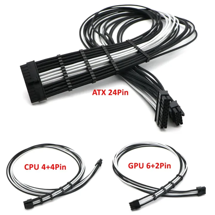 Custom Sleeved Modular PSU Power Cable Kit for SeaSonic Series PSU