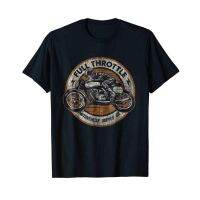 เสื้อยืดพิมพ์ลาย Biker สไตล์ฮิปสเตอร์สําหรับผู้ชายขี่จักรยานยนต์  GJES