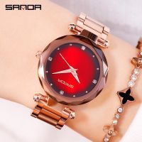 [COD] new watch female student Korean version simple steel belt starry sky ulzzang waterproof net red quartz