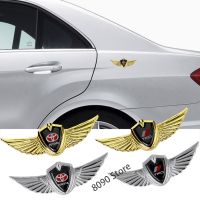 Hot New Modified Wing Car Front Hood Emblem Sticker Auto Body Side Decorative Badge Decal for Toyota TRD LandCruiser Yaris Camry zhi