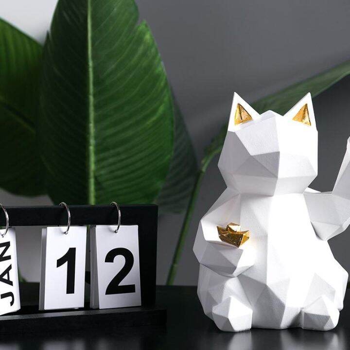 lucky-cat-statue-nordic-geometric-animal-statues-for-home-decoration-tv-home-living-room-figurine-creative-wine-cooler-sculpture