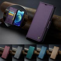 เคสโทรศัพท์ CaseMe สำหรับ IPhone 15 Pro Max 15 Pro 15 Plus กระเป๋าสตางค์ TPU หนังเคสแบบพับปิดได้ช่องเสียบบัตร