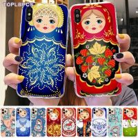 Cute Russian Dolls Matryoshka DIY phone Case cover Shell for iphone 13 8 7 6 6S Plus X 5S SE 2020 XR 11 pro XS MAX