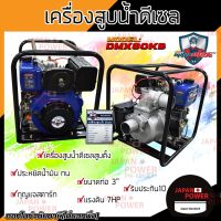 MITSUMAX เครื่องสูบน้ำดีเซล รุ่น DMX80KB เครื่องยนต์ชนปั๊ม ดีเซล มิตซูแมกซ์ 3นิ้ว 7แรง สูบตั้ง สตาร์ทกุญแจ ปั๊มชนเครื่อ