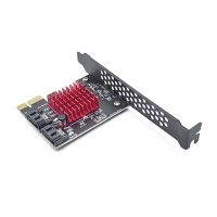 XLC9990 JMS582 พร้อมอ่างความร้อน SATA PCI-E แผงควบคุมบอร์ด บอร์ดอะแดปเตอร์ พอร์ต SATA สองพอร์ต อะแดปเตอร์ขยาย PCI-E ไปยัง SATA 3.0 การ์ดขยายขยาย PCI Express เป็น SATA