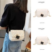 Niche net red hot style high-end chain rhombic small bag women 2023 new trendy shoulder Messenger 【BYUE】