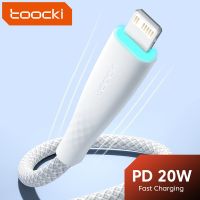 [HOT RUXMMMLHJ 566] Toocki 20W PD USB C สายสำหรับ iPhone 13 14 Pro Max 12 Mini XS XR 7 8 Plus iPad USB ข้อมูล Type C สายสายชาร์จเร็ว