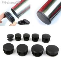 10Pcs Black Plastic Furniture Leg Plug Blanking End Cap Bung For Round Pipe Tube