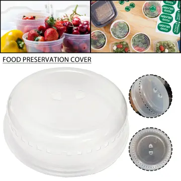 10 Microwave Safe Dish Plate Food Plastic Lid Cover Splatter With Vents  Clear