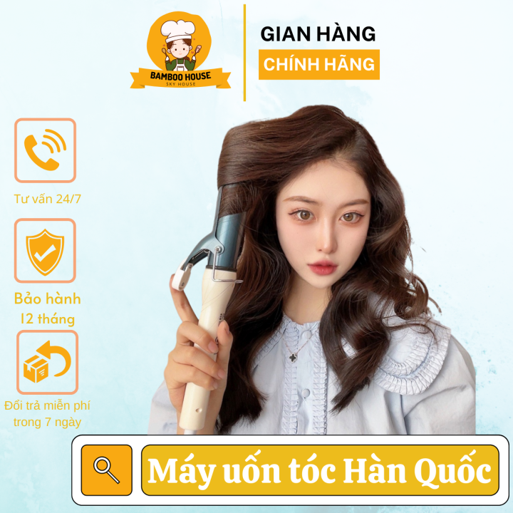 Máy uốn tóc xoăn Hàn Quốc: Máy uốn tóc xoăn Hàn Quốc mang đến cho bạn mái tóc xoăn đẹp như mơ chỉ trong một vài phút. Với công nghệ tiên tiến và chất lượng đảm bảo, máy uốn tóc xoăn Hàn Quốc là sự lựa chọn hoàn hảo cho các tín đồ yêu thích tóc xoăn.