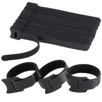 50pcs Releasable Cable Organizer Ties Mouse Earphones Wire Management Nylon Cable Ties Reusable Loop Hoop Tape Straps Tie