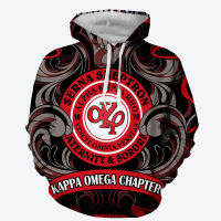 2023 New2021 AKP ARKRHO 47th ครบรอบสีดำ Golden HOODIE Full Sublimation -3D Hoodie