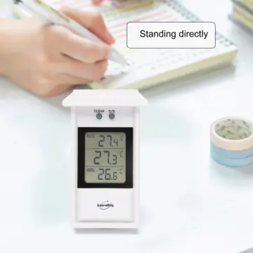 Garden Waterproof Thermometer Max Min Outdoor Window Refrigerator