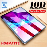 [HOT DOLXIOWEOH 539] ฟิล์มเซรามิคป้องกันการระเบิดสำหรับ Apple iPad Pro 11 Air 4 3 2 Matte Screen Protector สำหรับ iPad 10.2 5 6 Mini 5 4 3ไม่ใช่แก้ว