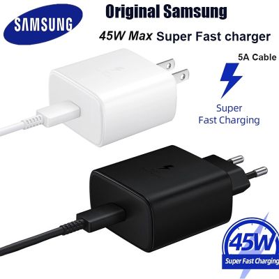 Samsung Charger Pd 45W Type C Chargeur Super Fast Charging Cargador Samsung Galaxy S22 S21 S20 Note 20 10 A91 A71 A80 Tab S8 S7