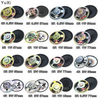 YUXI 1Pcs Ultra-Thin Speaker Waterproof 4/8 Ohms 0.5/1/2/6 Watt 1W 8R Speaker Diameter 45/50/56/57/66/77MM