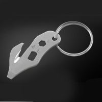 ⊙¤✗ 5 In 1 Outdoor Gadgets EDC Multifunction Portable Survival Kit Camping Knife Cutting Tools Rope Lanyards Opener Rope Cutter