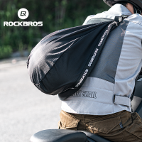 ROCKBROS 6L หมวกกันน็อคความจุขนาดใหญ่แบบพกพาที่มีน้ำหนักเบาหมวกกันน็อคมอเตอร์ไซค์กระเป๋าเป้สะพายหลังกระเป๋าสะพายไหล่สะท้อนแสงพร้อมกระเป๋าตาข่าย