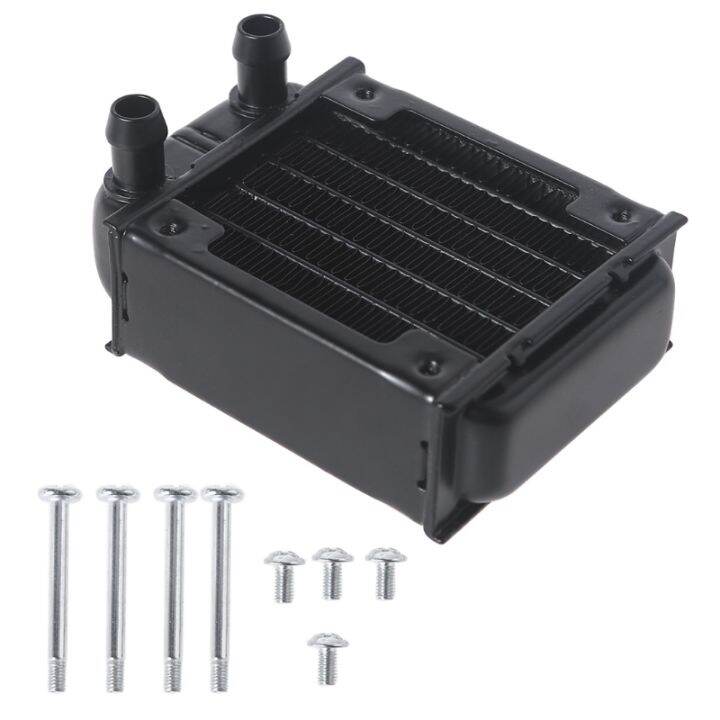 Water Cooling Computer Radiator 6 Pipe Aluminum Heat Exchanger Liquid