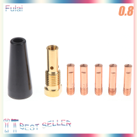 Fulai 7ชิ้น/เซ็ต gasless nozzle Tips for Century FC90 FLUX-Cored Wire FEED K3493-1 035 0.8/0.9/1/1 2mm FC90อุปกรณ์เสริมเชื่อม MIG Welder Torch