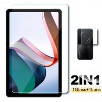 [Electronic film] 2 IN 1 9H กระจกนิรภัยยามสำหรับ Xiaomi R Edmi Pad 10.61นิ้วกล้องป้องกันหน้าจอสำหรับ Mi Pad Redmipad เต็มปกแท็บเล็ตฟิล์ม