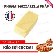 Phô Mai Mozzarella SIÊU NGON Khối 100gr - Làm Phomai Que, Pizza, Hot Dog