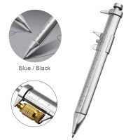 2 In 1 Vernier Caliper Ball Pen 0-100Mm Multifunction Gel Ink Pen Roller Stationery Ball-Point Ruler Student Supplies Gift