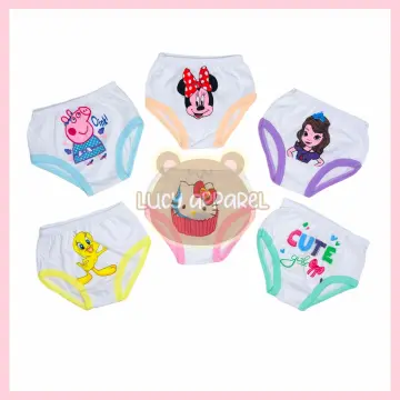 6 pieces cocomelon girls panty newborn ( 0-6 months )