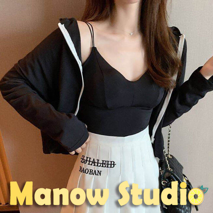 บราสายเดี่ยว-เสื้อกล้าม-สายเดี่ยว-บราสายเดี่ยวแบบสวม-1128-manow-studio