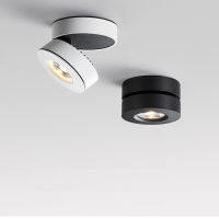 Slim LED Embedded Ceiling Down Lamp,Foldable And 360 Degree Rotatable Built in COB Spot Light Recessed Downlight Room Lampara