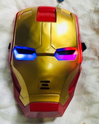 หน้ากากไอรอนแมน Iron Man Mask The Avenger มีไฟที่ตา