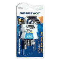 MARATHON ชุดประแจแอลหกเหลี่ยม 9 ชิ้น ขนาด1.5-10มม ( M322-2230 )