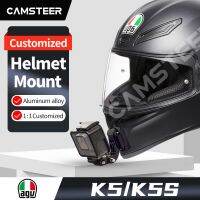 Agv K5s K5หมวกกันน็อคแบบกำหนดเองกับ GoPro Hero 11 10 9 Insta360 X2หนึ่ง X3 Rs Dji อุปกรณ์กล้องแอคชั่นแคมเมราที่ติดตั้งบนคาง