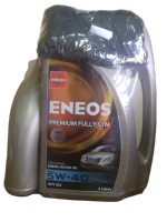 ENEOSน้ำมันเครื่องเบนซิน, 5w-40, Fully Synthetics,  API SN, SAE 5W-40, สังเคราะห์แท้ 100%  น้ำมันเครื่องสำหรับเครื่องยนต์เบนซิน พรีเมี่ยม ฟูลลี่ซิน 4+1ลิต