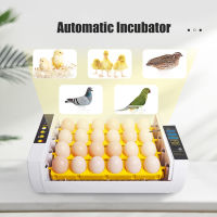 60W Incubator เครื่องฟักไข่อัจฉริยะอัตโนมัติเต็มรูปแบบ 24 เครื่องฟักไข่สำหรับไก่เป็ด