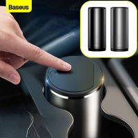 Baseus Car Trash Bin Auto Trash Dust Alloy Garbage Can Dust Case Storage Organizer Storage Auto Interior Accessories2023