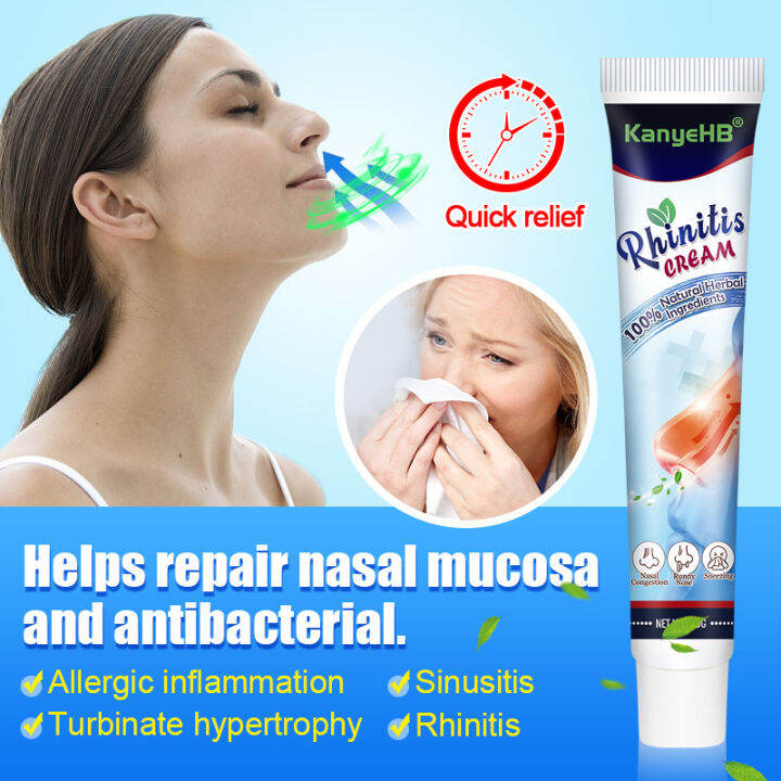 Rhinitis Cream Treatment Allergy, Nasal Cavity, Runny Nose, Sneezing ...