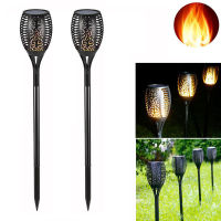 Solar Flame Light Outdoor Waterproof Flicker Torch LED Solar Garden Light Holiday Flicker Lawn Lights for Garden Path Decoration