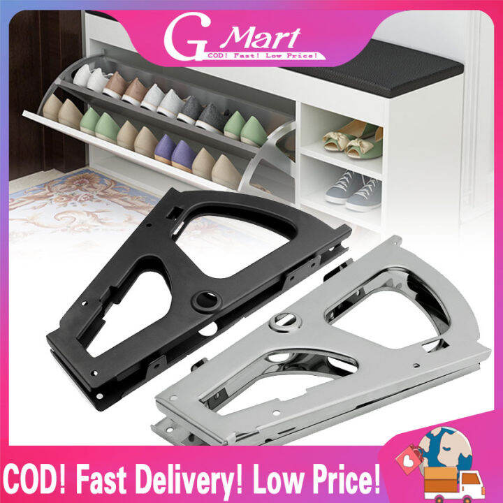 Shoes Drawer Hinge Rack Stainless Steel Foldable Shelf Fitting