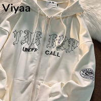 Viyaa เสื้อฮู้ด เสื้อแขนยาวอบอุ่น หลวมและสบาย สบาย เท่ สไตล์ น่ารัก WWY2300MMA 41Z231012